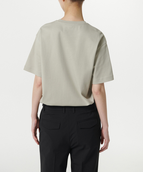 MUSINSA STANDARD WOMAN（ムシンサスタンダードウーマン）の「ウィメンズリラックスフィットクルーネックTシャツ[セージ]（Tシャツ/カットソー・レディース・その他・SMALL/MEDIUM/X-SMALL/LARGE）」の2枚目の写真