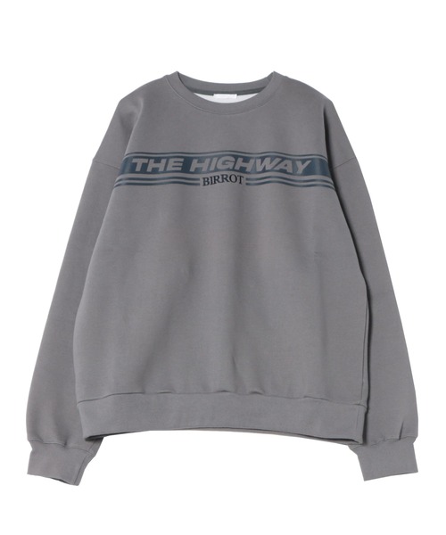 DRESSLAVE(ドレスレイブ)の「BIRROT / HIGHWAY SWEATSHIRT(ロゴスウェット)(スウェット・レディース・グレー・36)」の1枚目の写真