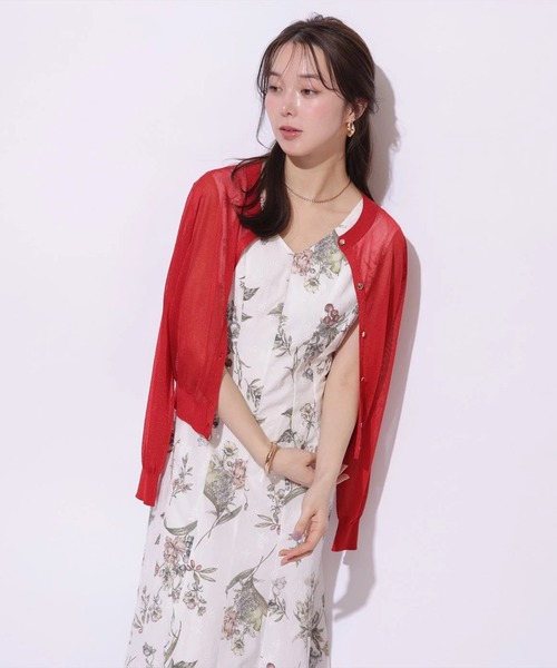 Mystrada（マイストラーダ）の「フルーツボタニカルワンピース（ワンピース・レディース・ライトイエロー/ホワイト・34/38/36）」の7枚目の写真