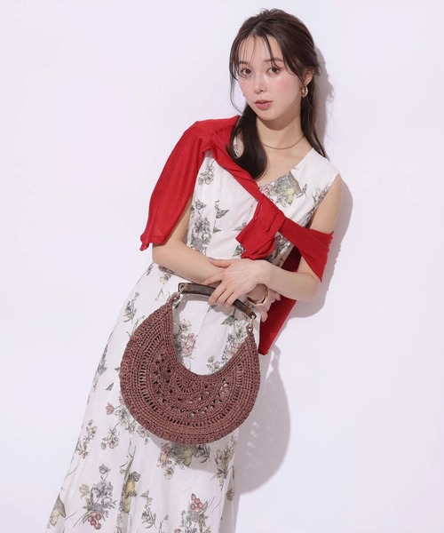 Mystrada（マイストラーダ）の「フルーツボタニカルワンピース（ワンピース・レディース・ライトイエロー/ホワイト・34/38/36）」の8枚目の写真