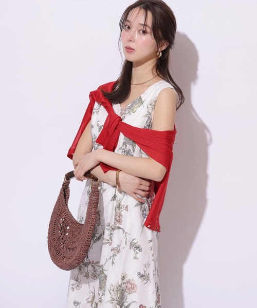 Mystrada（マイストラーダ）の「フルーツボタニカルワンピース（ワンピース・レディース・ライトイエロー/ホワイト・34/38/36）」の9枚目の写真