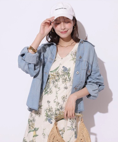 Mystrada（マイストラーダ）の「フルーツボタニカルワンピース（ワンピース・レディース・ライトイエロー/ホワイト・34/38/36）」の13枚目の写真