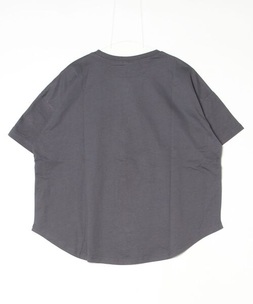Tom&Jerry(トムアンドジェリー)の「TOMandJERRY トムとジェリー レディース 半袖 オーバーサイズプリントTシャツ(Tシャツ/カットソー・レディース・ピンク/イエロー/チャコールグレー/ダークグリーン/ブルー/ホワイト系2/ブラック/ホワイト系1・L/M)」の13枚目の写真