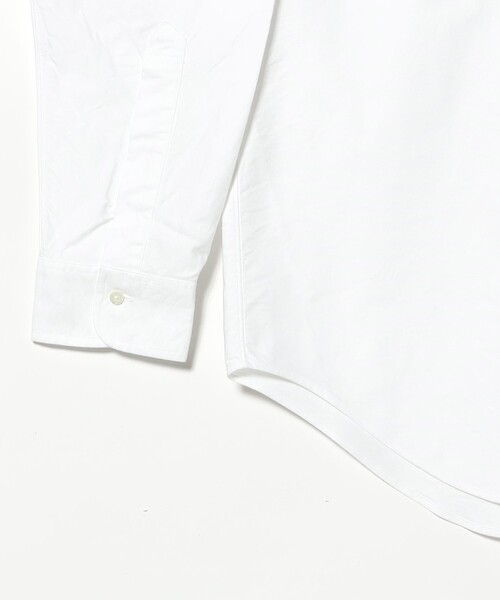 BEAMS F（ビームスエフ）の「【別注】Brooks Brothers / アメリカンシーアイランドコットン オックスフォード ポロカラーシャツ（シャツ/ブラウス・メンズ・ホワイト・14.5/15 /15.5/16/16.5）」の5枚目の写真