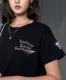 プチプラ 刺繍ワンポイント アソート コンパクトTシャツ
