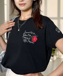プチプラ 刺繍ワンポイント アソート コンパクトTシャツ