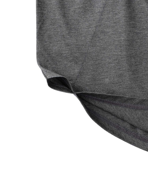 ZUCCa（ズッカ）の「DRAPE JERSEY / Tシャツ（Tシャツ/カットソー・レディース・ダークグレー/ブラック/カーキ・M size）」の7枚目の写真