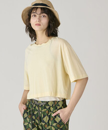 UNFIL（アンフィル）の「UNFIL | コットンジャージー シアー半袖Tシャツ WOMEN（Tシャツ/カットソー）」