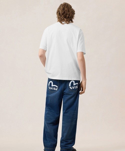 EVISU（エヴィス）の「" EJ, RIDE FAST PRAY HARD  S/S TEE"（Tシャツ/カットソー・メンズ・ホワイト・LARGE/MEDIUM）」の6枚目の写真