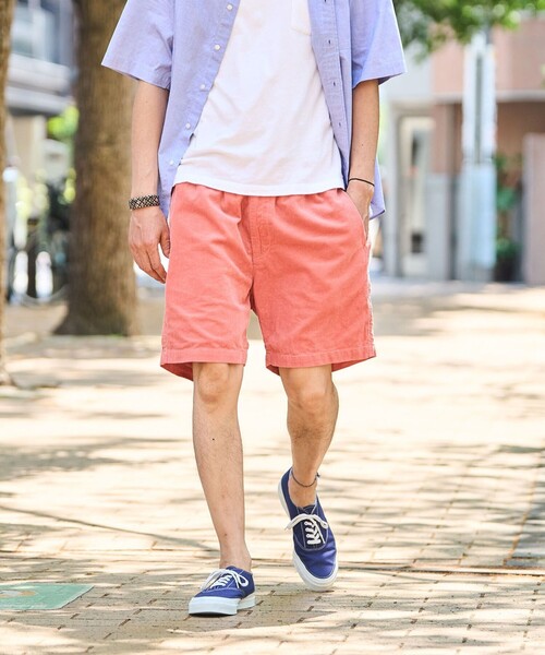 SHIPS(シップス)の「SHIPS: AUTHENTIC サマー コーデュロイ イージーショーツ(その他パンツ・メンズ・ピンク/ライトグレー/ロイヤルブルー/ベージュ・LARGE/MEDIUM/SMALL)」の4枚目の写真