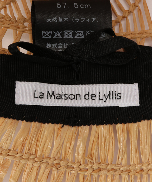 Spick & Span（スピックアンドスパン）の「La Maison de Lyllis / メゾンドリリス LAFU（ハット・レディース・ブラック・FREE）」の11枚目の写真
