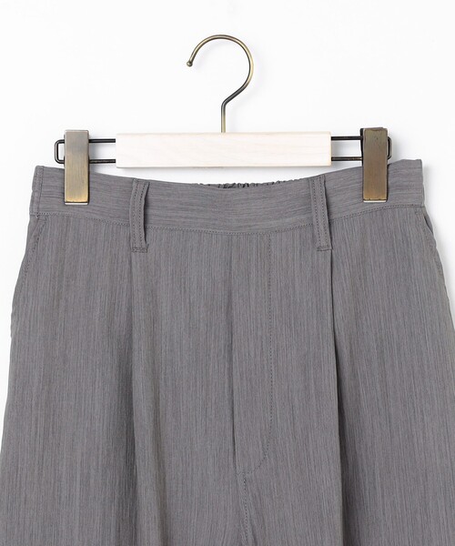 NICOLE white(ニコルホワイト)の「ワイドタックパンツ(その他パンツ・レディース・ベージュ/ブラック/チャコールグレー・FREE)」の8枚目の写真