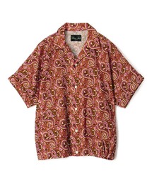 HAVERSACK | 【別注】HAVERSACK ATTIRE ペイズリープリント オープンカラーハーフスリーブシャツ(シャツ/ブラウス)