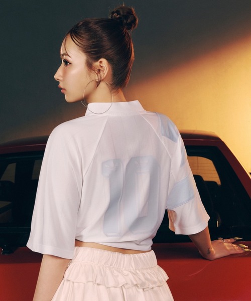 セール】ADIDAS ウェア アディダス W TIED JERSEY ショートスリーブ