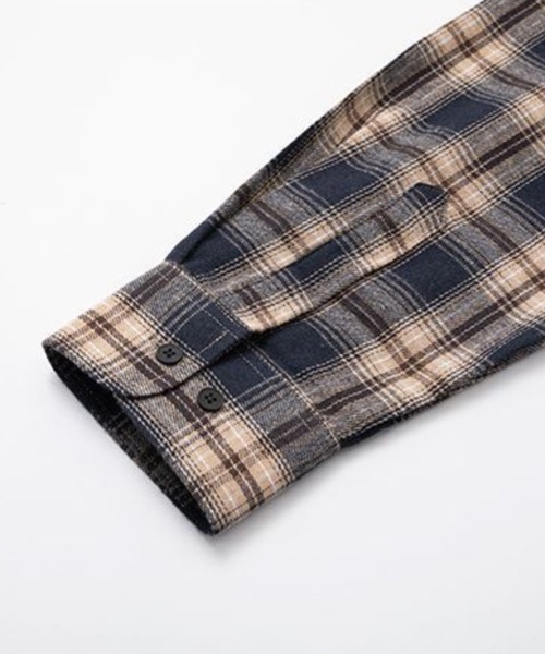 NOWLE(ノウル)の「【NOWLE】オンブレチェック ルーズフィット レギュラーカラー シャツ / TC素材(シャツ/ブラウス・メンズ・チェック・X-LARGE/LARGE/MEDIUM)」の18枚目の写真