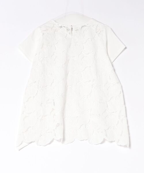 PICCIN PERLA(ピッチンペルラ)の「バックレースプルオーバー(Tシャツ/カットソー・レディース・ブラック/オフホワイト・M)」の22枚目の写真