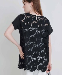 PICCIN PERLA | バックレースプルオーバー(Tシャツ/カットソー)
