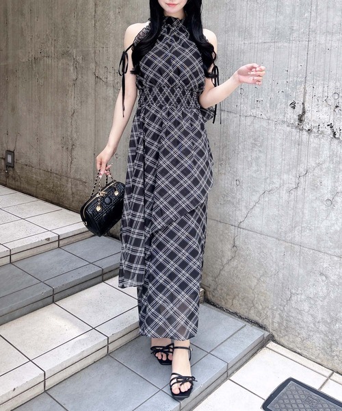 INGNI(イング)の「2Wayリボンアメスリロングワンピース(ワンピース・レディース・ホワイト系その他7/ブラック系/ホワイト系その他3・M)」の17枚目の写真