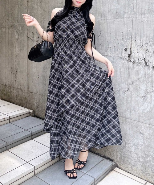 INGNI(イング)の「2Wayリボンアメスリロングワンピース(ワンピース・レディース・ホワイト系その他7/ブラック系/ホワイト系その他3・M)」の19枚目の写真