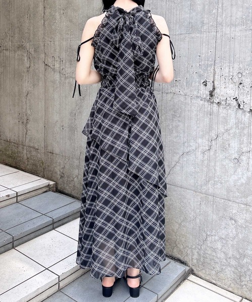 INGNI(イング)の「2Wayリボンアメスリロングワンピース(ワンピース・レディース・ホワイト系その他7/ブラック系/ホワイト系その他3・M)」の21枚目の写真