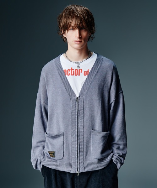 bibiy ジッパーニットカーディガン Zip Knit Cardigan / ジップニットカーディガン（カーディガン/ボレロ