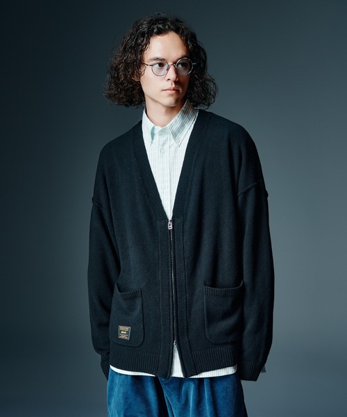 Zip Knit Cardigan / ジップニットカーディガン（カーディガン/ボレロ