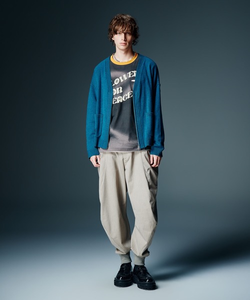glamb(グラム)の「Zip Knit Cardigan / ジップニットカーディガン(カーディガン/ボレロ・メンズ・ブラウン/ブラック/グレー/ブルー・M/L)」の15枚目の写真