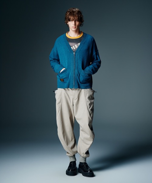 glamb(グラム)の「Zip Knit Cardigan / ジップニットカーディガン(カーディガン/ボレロ・メンズ・ブラウン/ブラック/グレー/ブルー・M/L)」の16枚目の写真