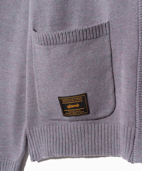 glamb(グラム)の「Zip Knit Cardigan / ジップニットカーディガン(カーディガン/ボレロ・メンズ・ブラウン/ブラック/グレー/ブルー・M/L)」の19枚目の写真