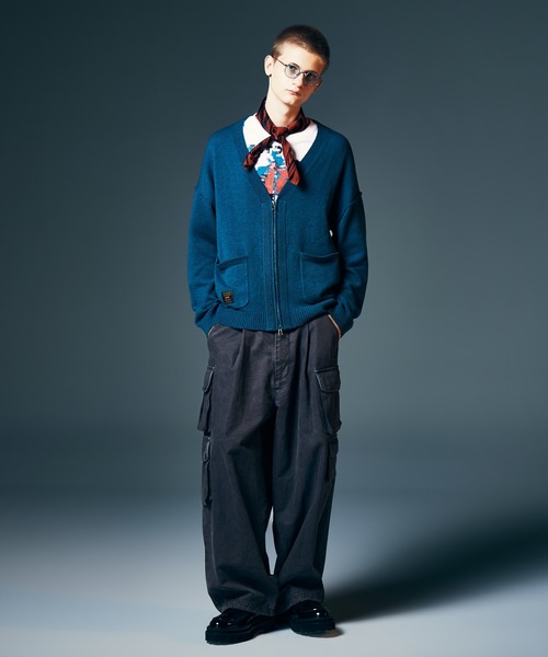 glamb(グラム)の「Zip Knit Cardigan / ジップニットカーディガン(カーディガン/ボレロ・メンズ・ブラウン/ブラック/グレー/ブルー・M/L)」の21枚目の写真