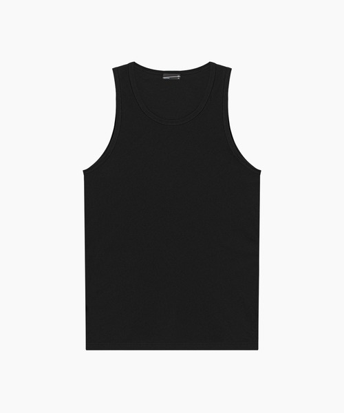 LAD MUSICIAN(ラッドミュージシャン)の「COTTON TWIST JERSEY TANK TOP(タンクトップ・メンズ・ホワイト/ブラック・42/44/46)」の2枚目の写真