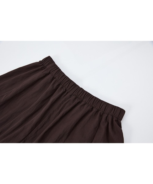 tageechita(タジチタ)の「【tageechita】ニュアンスドレープ ワイドパンツ(その他パンツ・レディース・ブラウン/ノンウォッシュ・L/M/S)」の5枚目の写真