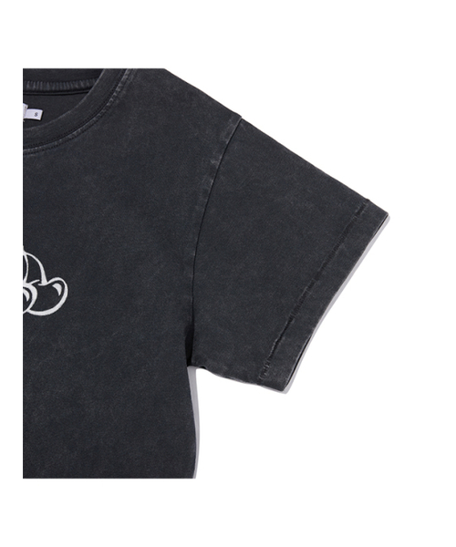 KIRSH（キルシー）の「ワーディングクロップピグメントTシャツ[ブラック]（Tシャツ/カットソー・レディース・その他・MEDIUM/SMALL）」の5枚目の写真