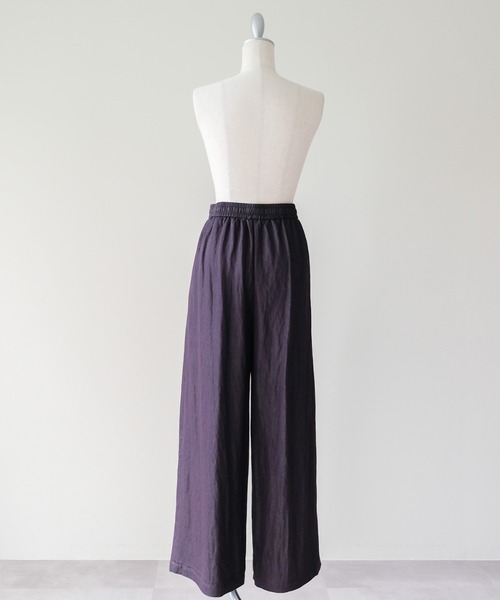 DOLLUPOOPS(ドールアップウップス)の「Easy Wide-Straight Pants(イージーワイドストレートパンツ)(その他パンツ・レディース・ブラック/ブルー・MEDIUM)」の18枚目の写真