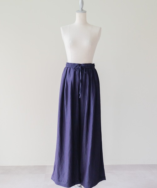 DOLLUPOOPS(ドールアップウップス)の「Easy Wide-Straight Pants(イージーワイドストレートパンツ)(その他パンツ・レディース・ブラック/ブルー・MEDIUM)」の21枚目の写真