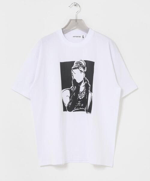 cotton pan(コットンパン)の「COTTON PAN 朝食を(Tシャツ/カットソー・メンズ・ホワイト/ブラック・SMALL/MEDIUM/LARGE)」の2枚目の写真