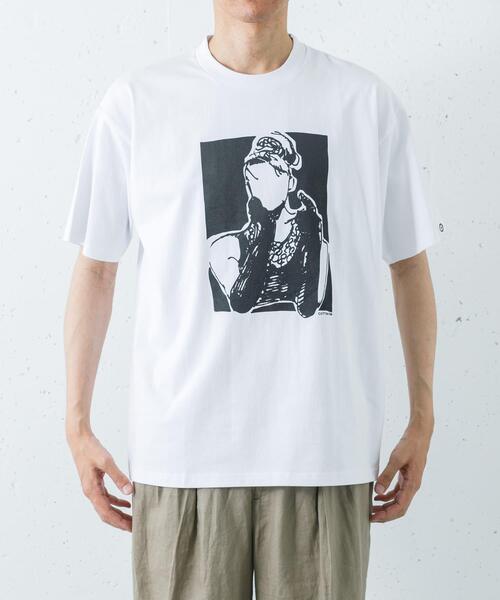 cotton pan(コットンパン)の「COTTON PAN 朝食を(Tシャツ/カットソー・メンズ・ホワイト/ブラック・SMALL/MEDIUM/LARGE)」の3枚目の写真