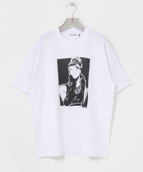 cotton pan(コットンパン)の「COTTON PAN 朝食を(Tシャツ/カットソー・メンズ・ホワイト/ブラック・SMALL/MEDIUM/LARGE)」の6枚目の写真