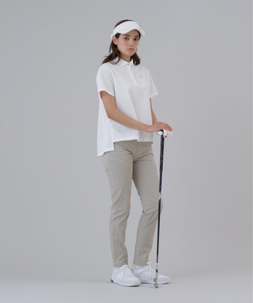 St ANDREWS(セントアンドリュース)の「【St ANDREWS】ドットバーズアイ半袖シャツ (WOMENS)(ポロシャツ・レディース・ホワイト/ブラック・M/L/S)」の8枚目の写真