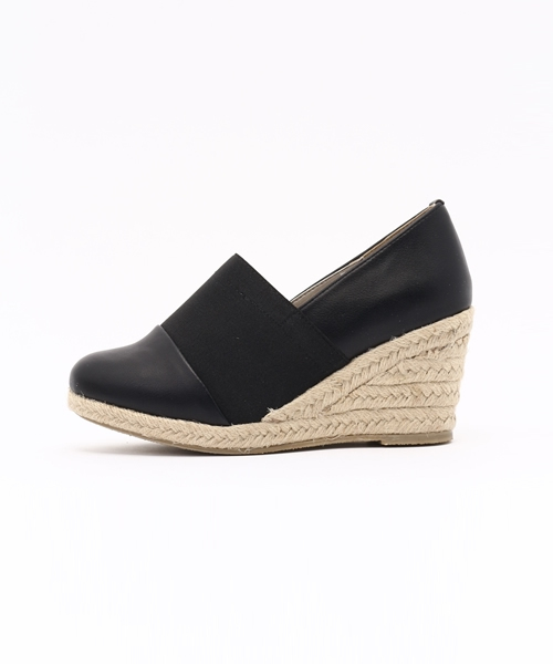 LBC(エルビーシー)の「ジュートウエッジパンプス (パンプス・レディース・シルバー/ブラック・MEDIUM/LARGE)」の8枚目の写真