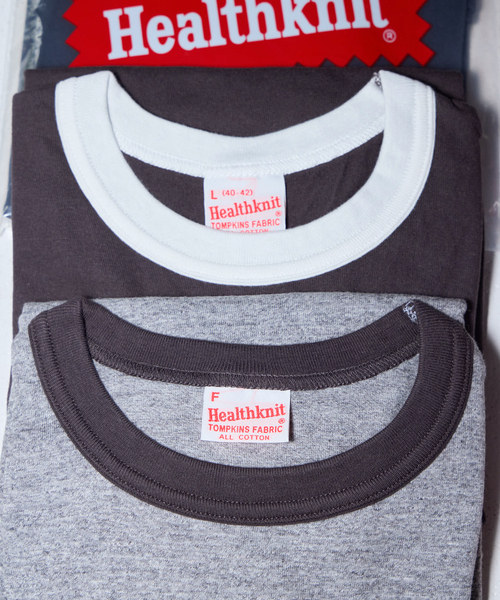 Healthknit(ヘルスニット)の「HEALTH KNIT TOMPKINS JERSEY RINGER S/S:Tシャツ(Tシャツ/カットソー・レディース・ブラック・LARGE)」の3枚目の写真