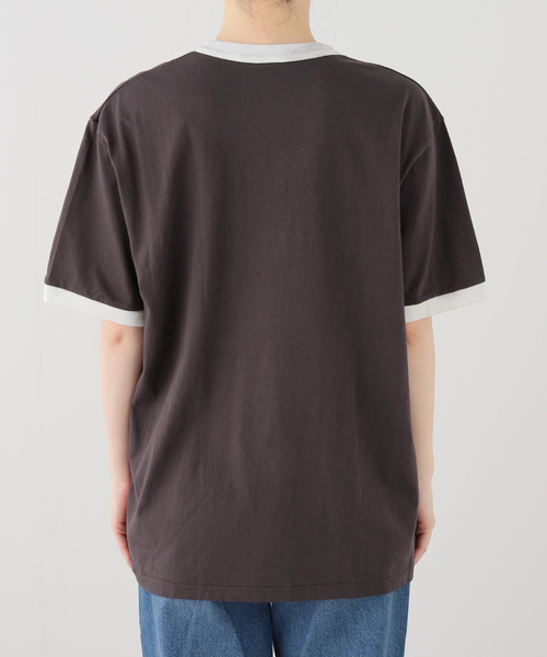 Healthknit(ヘルスニット)の「HEALTH KNIT TOMPKINS JERSEY RINGER S/S:Tシャツ(Tシャツ/カットソー・レディース・ブラック・LARGE)」の6枚目の写真
