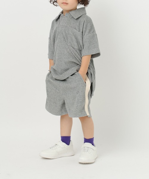 LOWRYS FARM(ローリーズファーム)の「パイルショートパンツ 831278(その他パンツ・キッズ・グリーン/グレー/ネイビー・140cm/110cm/120cm/130cm/150cm)」の2枚目の写真