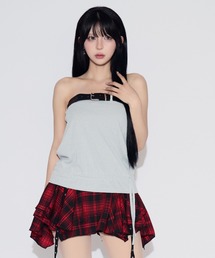 tinkerend | Wide Belt Frill Tube Top / ワイドベルトチューブトップ(チューブトップ)