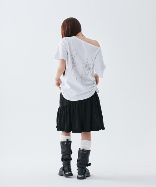 ESCAPEFROM（エスケープフロム）の「[ESCF x ホットトゥデイ] ポケットポイントフリルミディスカート ブラック（スカート・レディース・その他・MEDIUM）」の5枚目の写真