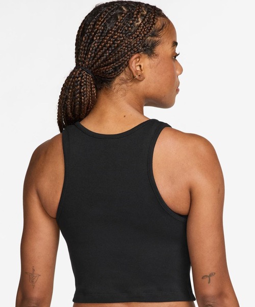 NIKE(ナイキ)の「NIKE AS W NK STREET GX CROP TANK / ナイキ ウィメンズ ストリート GX クロップ タンク 【SP】(タンクトップ・レディース・ブラック/グリーン・S/M/L)」の9枚目の写真