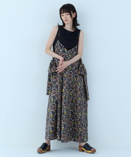 flaeu(フラユ)の「Vintage Flower Camisole Dress(ワンピース・レディース・ブラック/アイボリー・FREE)」の16枚目の写真