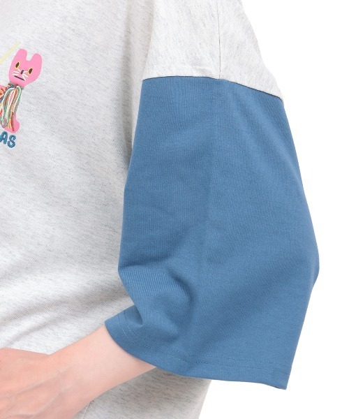チチカカ(チチカカ)の「アニマリートチアフルネコTシャツ(Tシャツ/カットソー・メンズ・チャコールグレー/グリーン/その他1・FREE)」の19枚目の写真