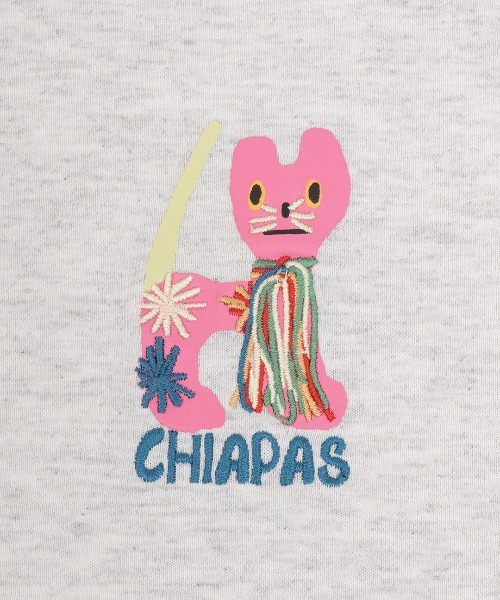 チチカカ(チチカカ)の「アニマリートチアフルネコTシャツ(Tシャツ/カットソー・メンズ・チャコールグレー/グリーン/その他1・FREE)」の16枚目の写真