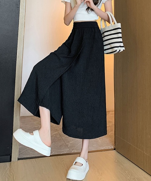 2ly2(トゥーリートゥー)の「ウエストゴムゆったりワイドパンツ(その他パンツ・レディース・ベージュ/グレー/ブラック・FREE)」の7枚目の写真